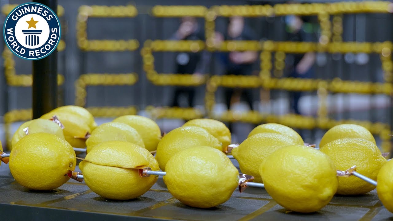 This battery is made from 3,000 LEMONS - Guinness World Records