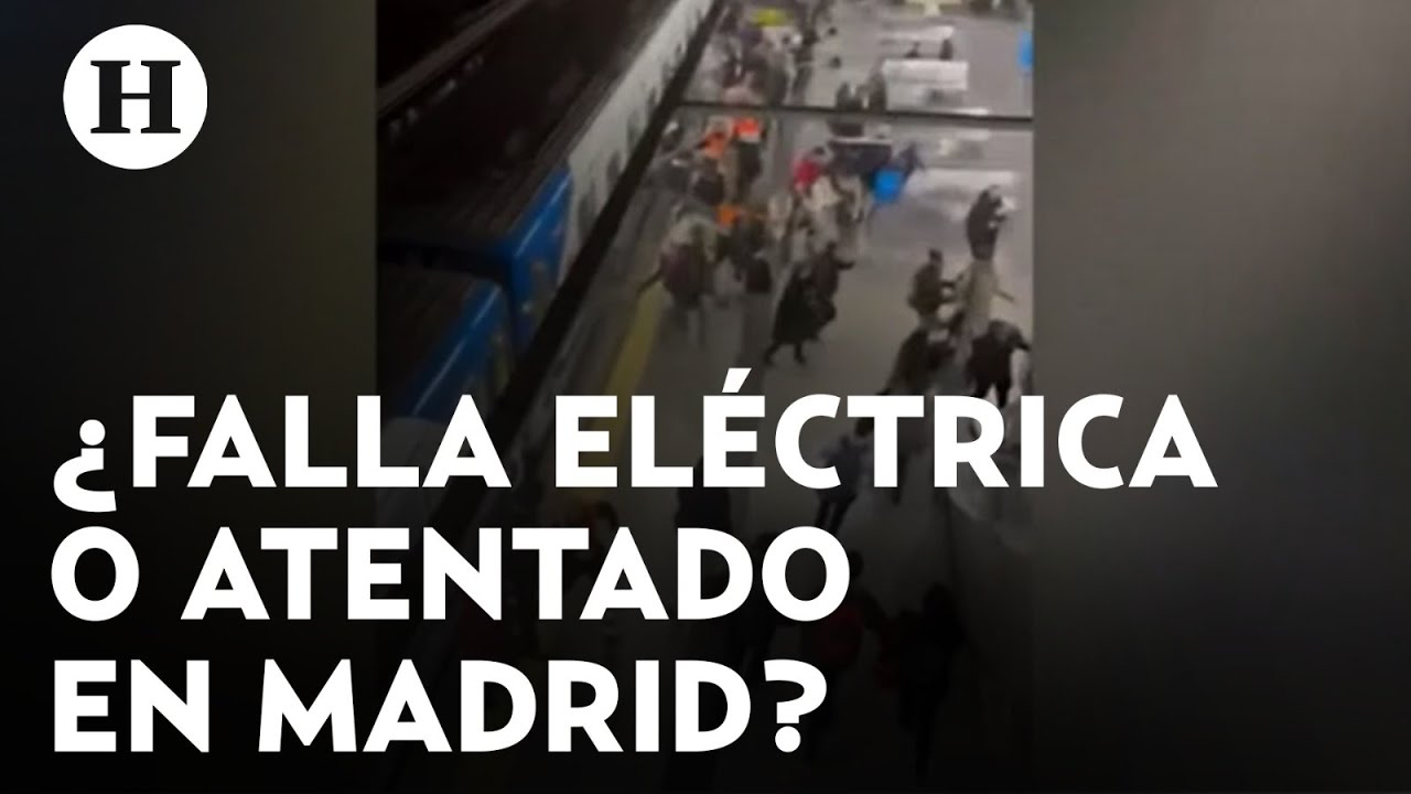 Autoridades madrileñas aseguran que no hubo atentado en metro, solo fue una falla eléctrica