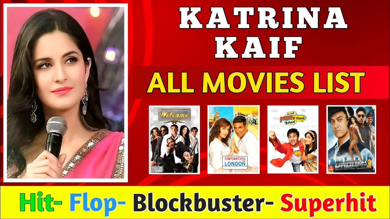 Katrina Kaif All Movies List | Katrina Kaif Hit & Flop Movies | Katrina Kaif Filmography