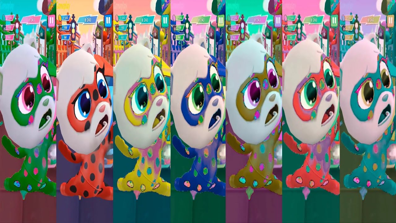 Colors Reaction Talking Tom Hero Dash New Update 2025 Ladybug Angela  New Character Unlocked
