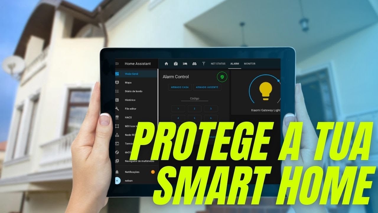 🛡️Alarme Casa Inteligente com Alexa e Home Assistant tutorial