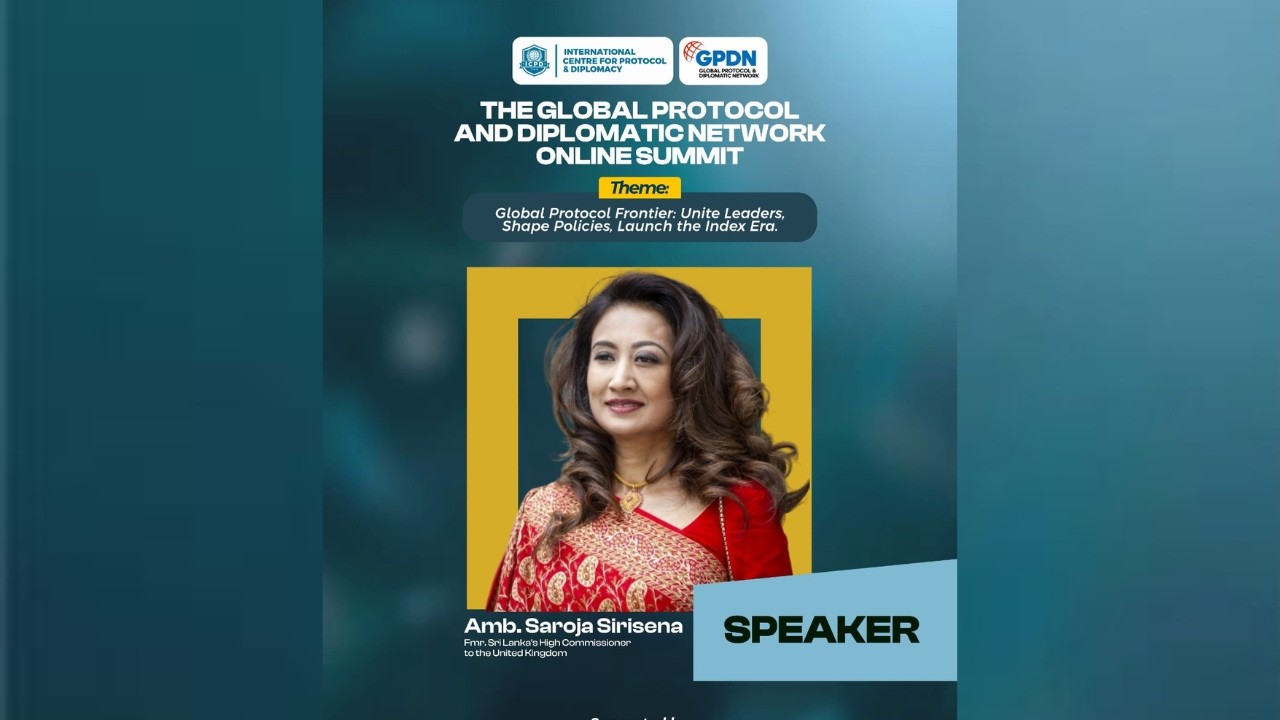 Ambassador Saroja Sirisena - Negotiation Skills in Multipolar Geopolitics