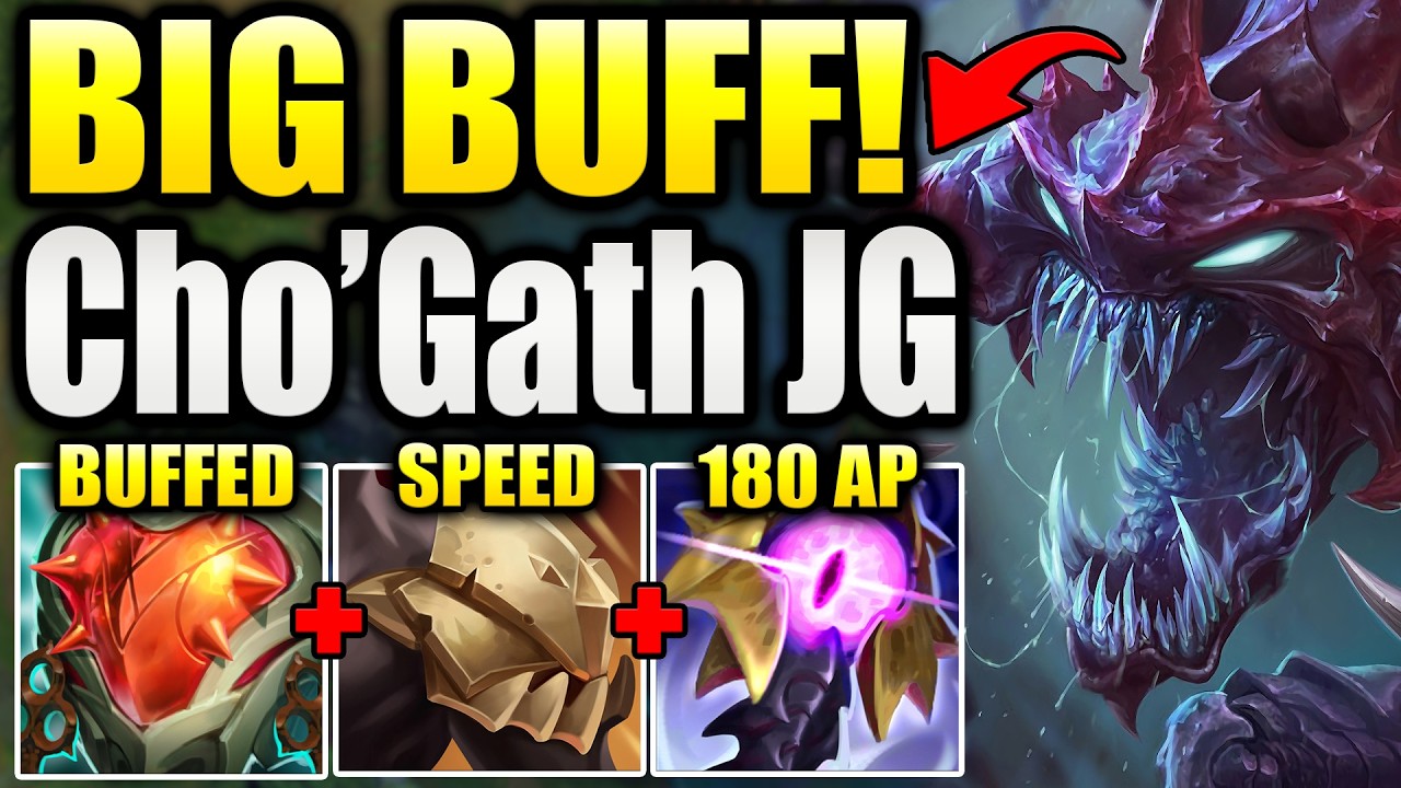 Riot только что усилили Heartsteel, и это просто потрясающе для джунглей Чо'гата! (Скрыто имба)