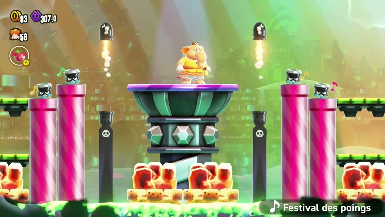 Soluce Super Mario Bros. Wonder 100% - Festival des poings