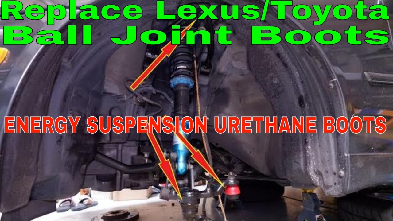 How to Replace Ball Joint Rubber Boots | Lexus IS300/GS300/SC300 | Urethane Upgrade
