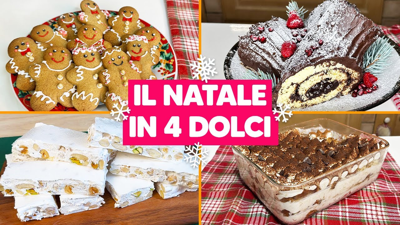 DOLCI DI NATALE: 4 ricette facili, veloci e golosissime 🎄