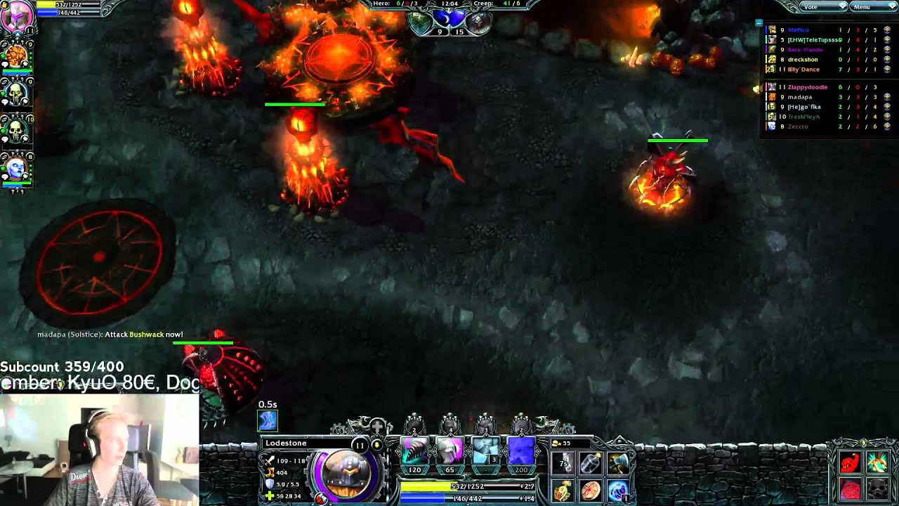 [HoN]AR Solo Queue Game 55: Immortal Lodestone