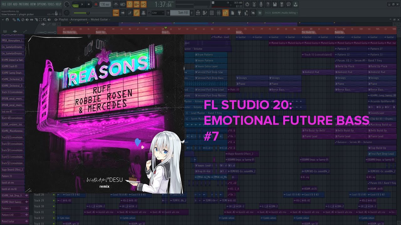 FL Studio 20: Emotional Future Bass #7