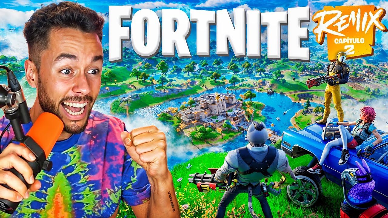REACCIONANDO A FORTNITE CAP&Iacute;TULO 2 REMIX -&nbsp;TheGrefg