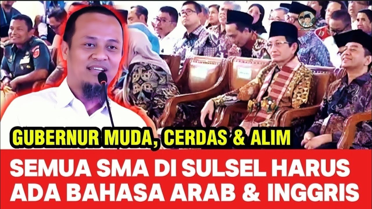 SAMBUTAN GUBERNUR SULSEL ANDI SUDIRMAN SULAIMAN PADA PERESMIAN RUMAH SAKIT UIN ALAUDDIN MAKASSAR