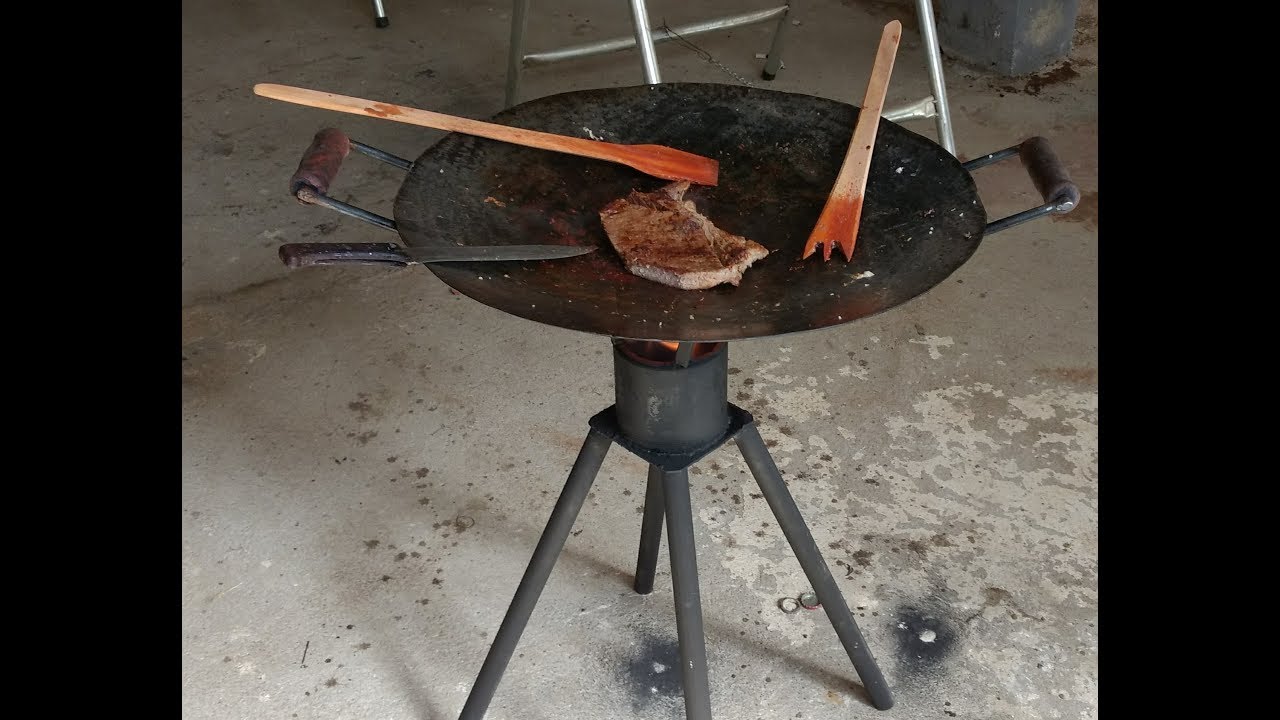 Suporte de disco para churrasco