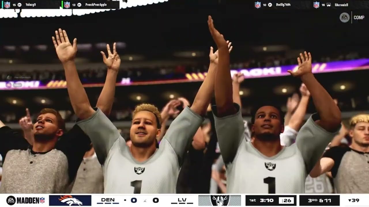 Broncos vs Raiders 2v2