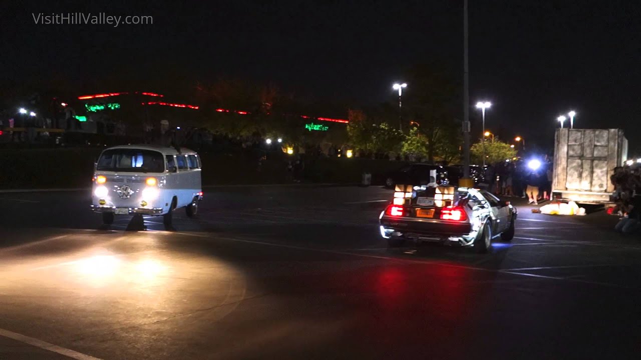 Terrorists catch Doc and Marty at Twin Pines Mall