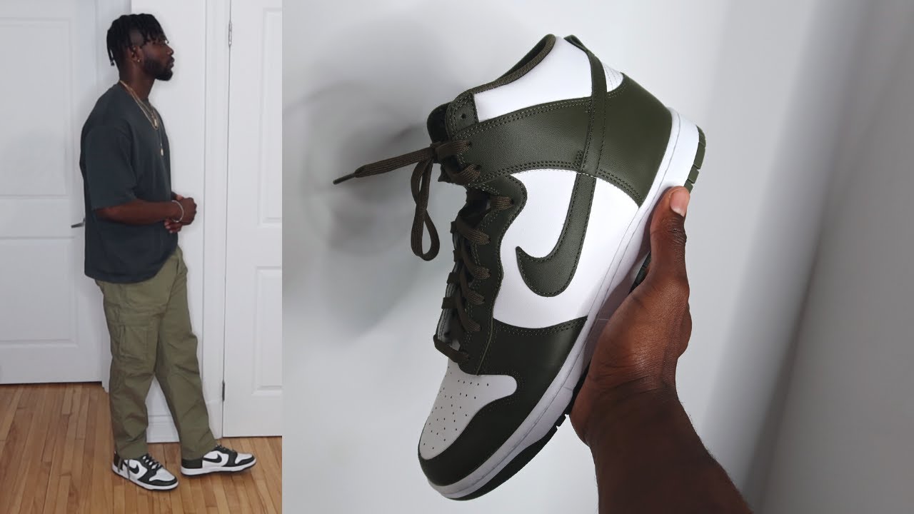 NIKE DUNK HIGH CARGO KHAKI REVIEW & ON FEET + HOW TO STYLE