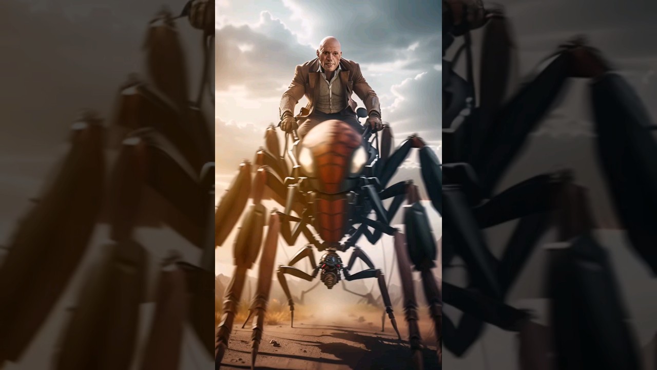 Riding a spider 
