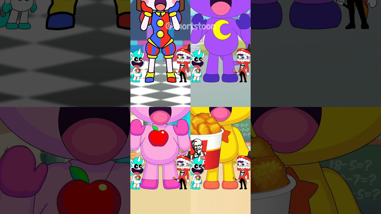 Magic Showdown🤣 Poppy Playtime Chapter 3 VS THE AMAZING DIGITAL CIRCUS