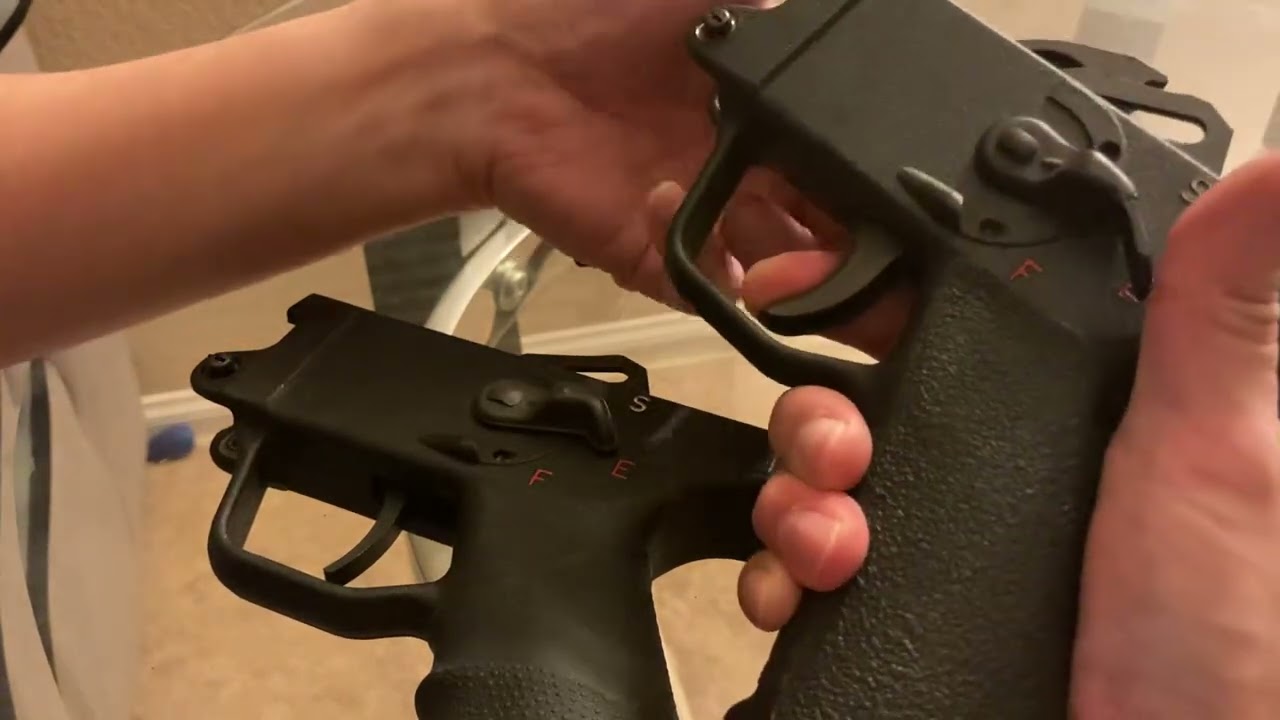 MP5 Triggers. Factory HK, HKParts Match trigger and the Timney 2 stage trigger