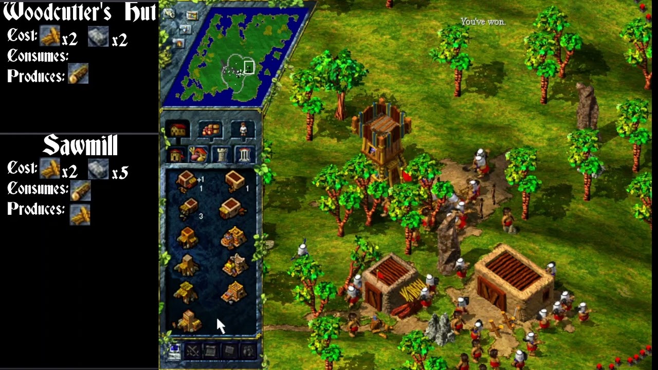 Settlers 3 - Woodcutter & Sawmill - Egypt