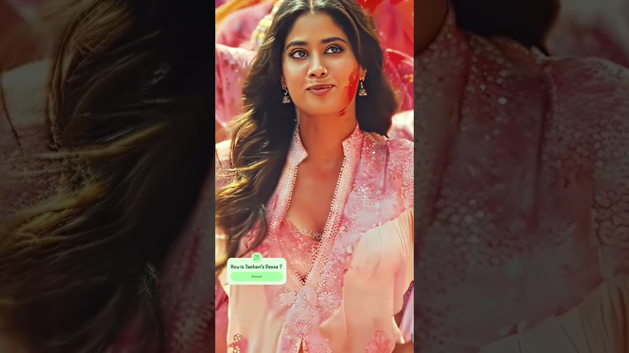 Janhavi Kapoor &hearts;️ Cute Dance steps 💕✨ #bollywood #jahnavikapoor #newsong #newmovies #newrelease 💕💕