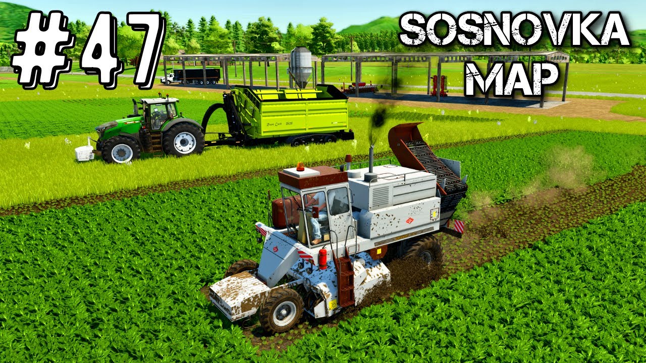 Farming Simulator 25 Карта Сосновка Таймлапс Эпизод #47 Мегаферма fs25 геймплей