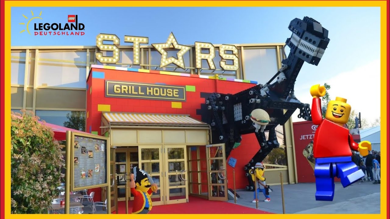 Legoland Stars Grill House Restaurant 🍔🍗🍟 #food #travel #lego