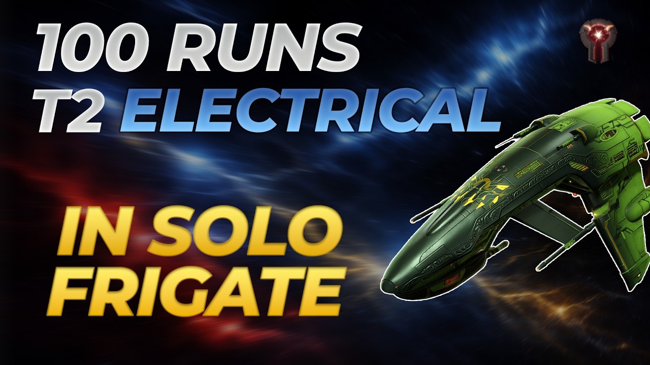 100 runs of T2 Electrical abyss in solo frigate (Retribution)