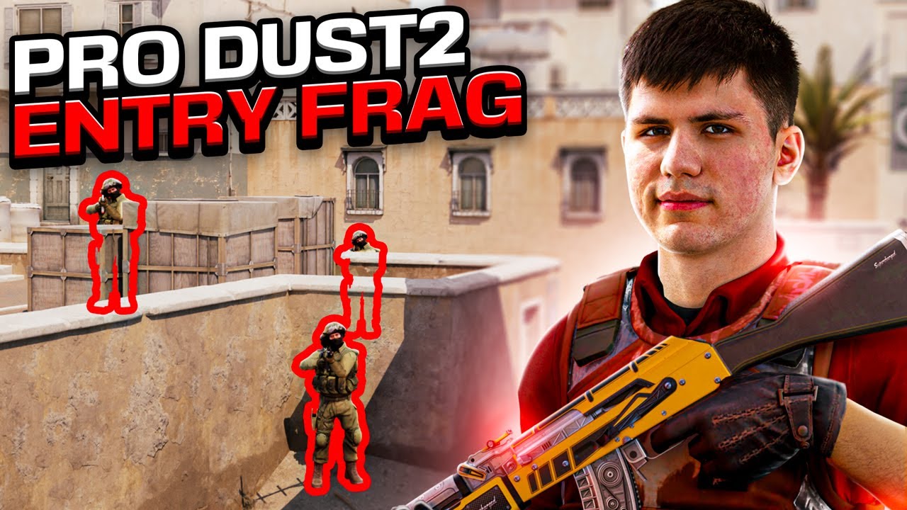 How Pros Entry Frag On Dust 2 T Side With Twistzz, Tabsen, Electronic, B1t | CSGO Entries