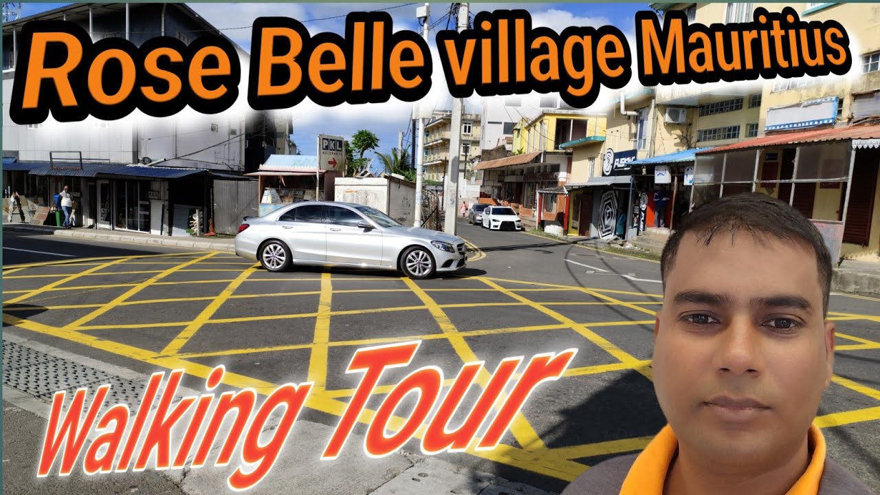 Rose Belle village Mauritius | Walking tour of Rose Belle village | City tour of Rose Belle 🇲🇺🚶