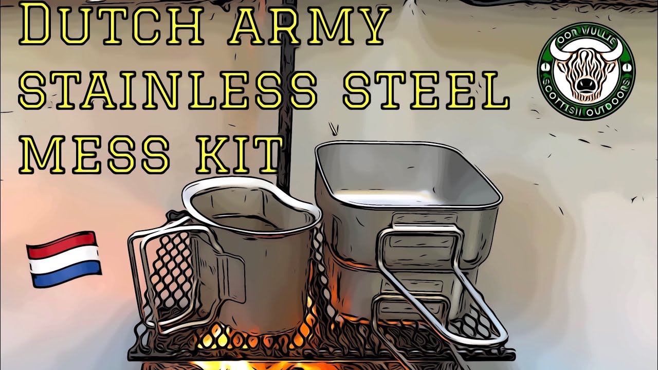 Dutch Army | Stainless Steel Mess Tins | Episode 4 My Army Mess Kits | Poached Eggs | Bushcraft