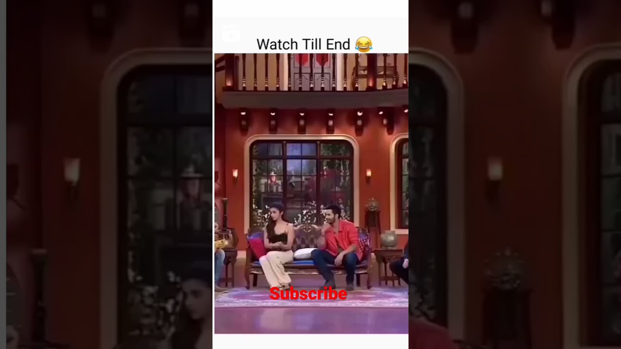 Alia but funny screen with copil Sharma😂
