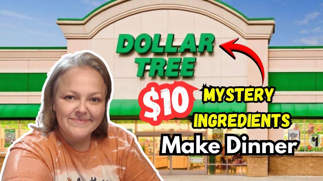 Dollar Tree $10 Mystery Ingredients Make Dinner || Budget Cooking in 2026