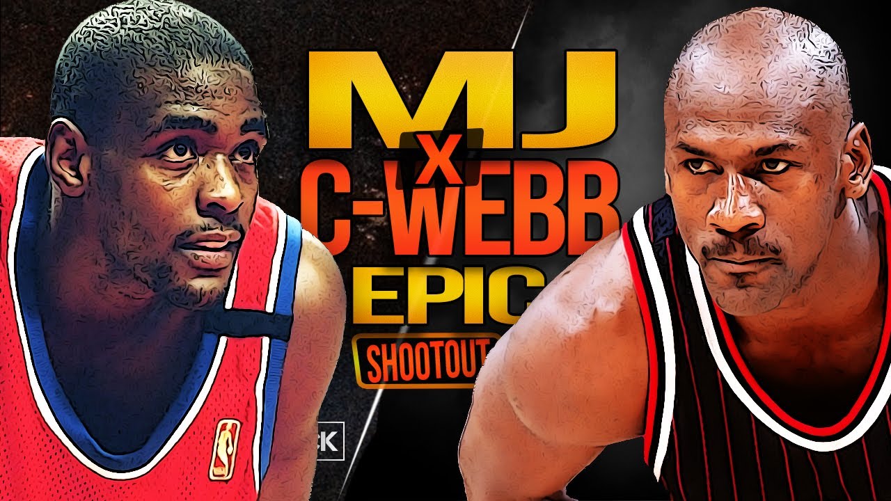 MJ Takes Over In a Thriller vs Young Chris Webber x The Bullets | MJ With 39 Pts, C-Webb With 33 🔥