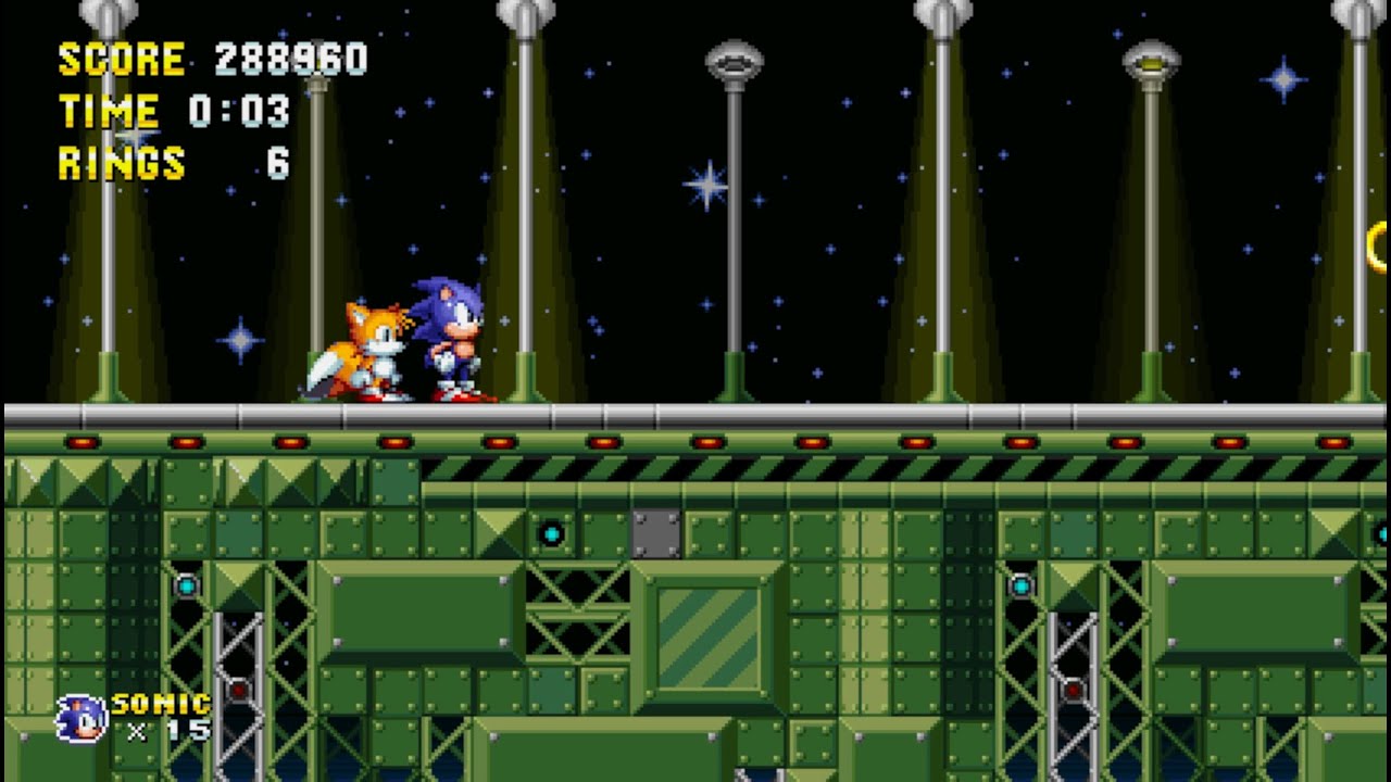 Sonic 1 estilo MANIA I Sonic 1 Mania (Pegando todas esmeraldas + Knuckles)