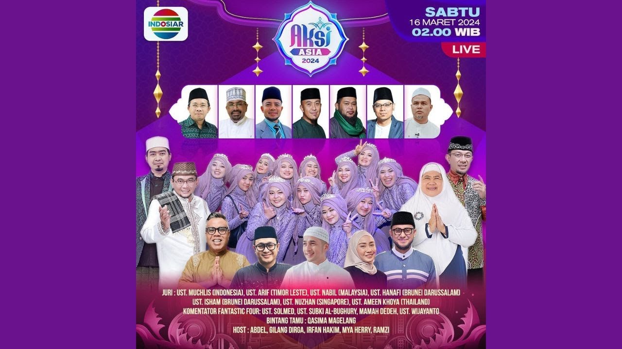 QASIMA LIVE AKSI ASIA INDOSIAR