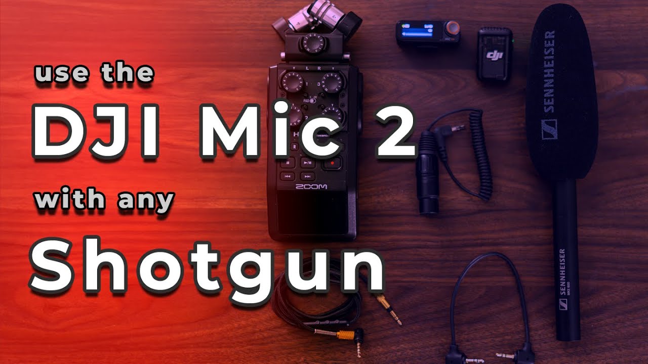 Wireless Boom: Using DJI Mic 2 with Sennheiser MKE 600 and Any Shotgun Mic | Step-by-Step Tutorial