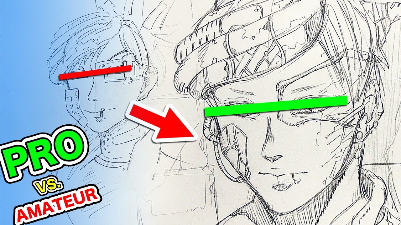Japanese Pro vs. Amateur｜Character Design