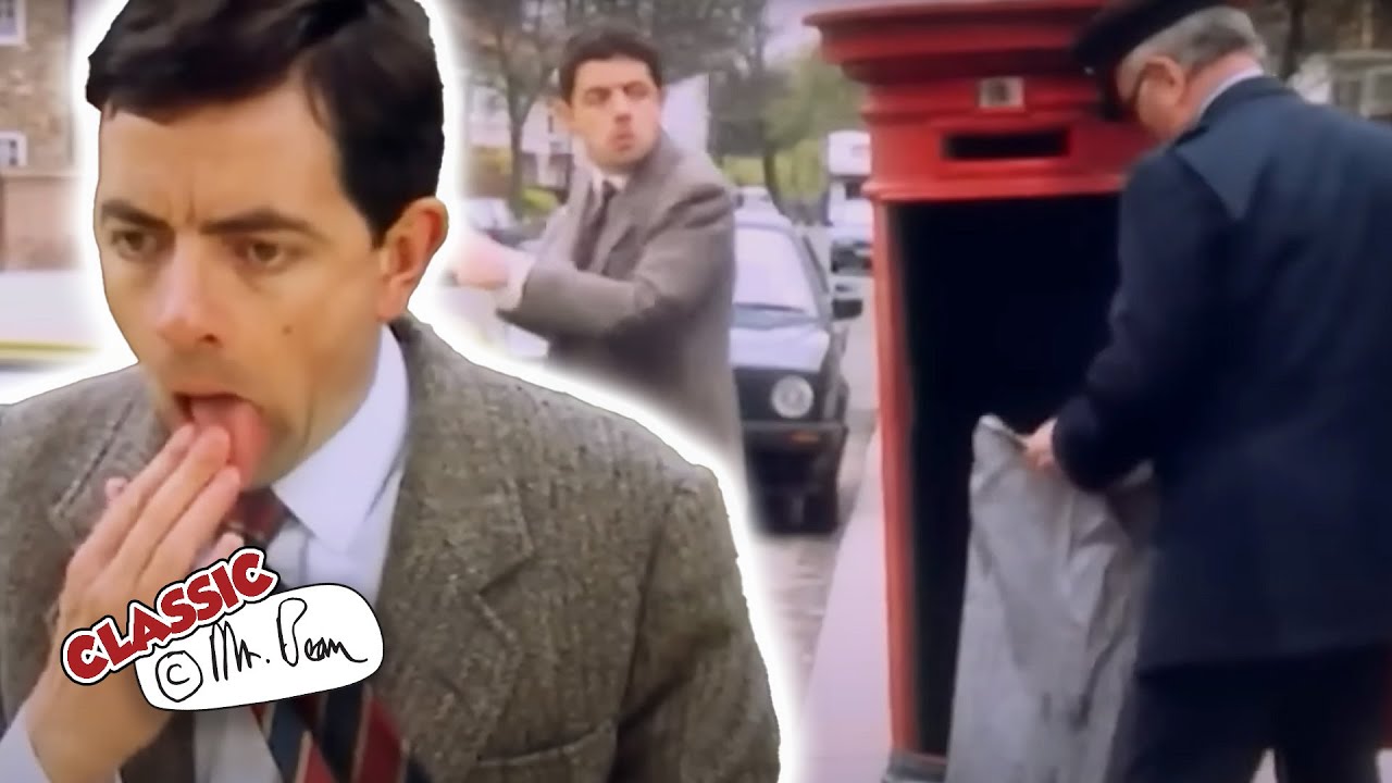 Mr Bean Swallows the Stamps | Mr Bean Funny Clips | Classic Mr Bean