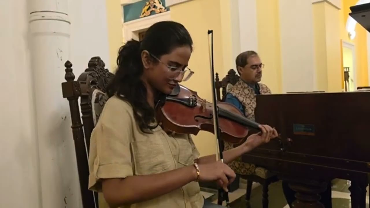 Barcarolle|Tales of Hoffman| Violin×Grand Piano| With the 10th gen king of cossimbazaarpalaceofroy 
