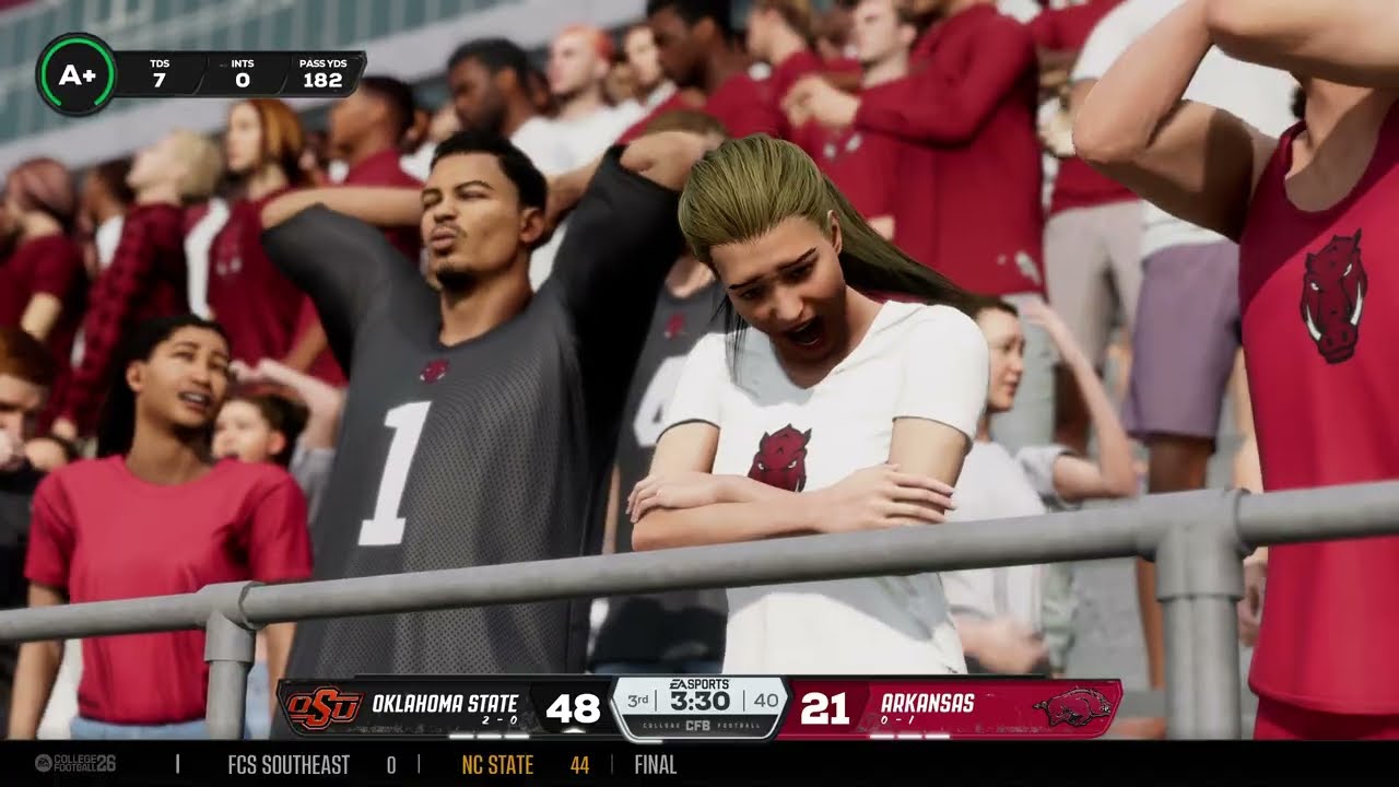 EA SPORTS™ College Football 26, OSU Vs Arkansas