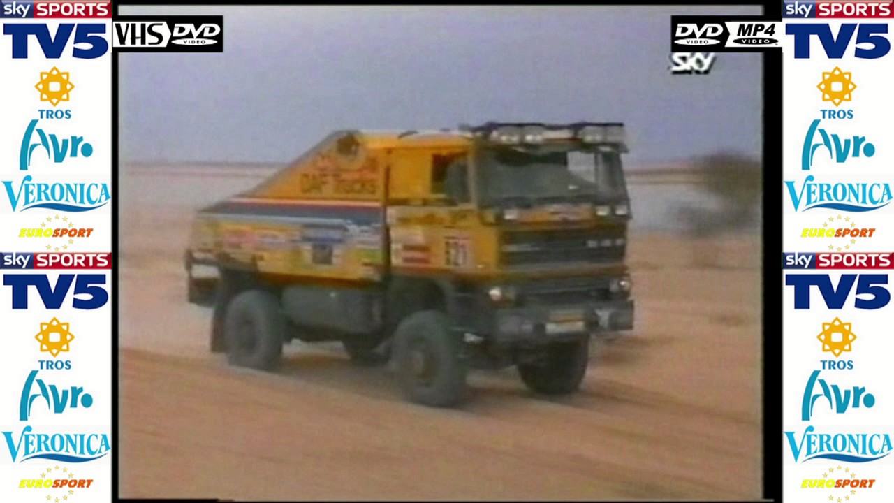 Jan de Rooy Parijs Dakar 1985 DAF The Bull
