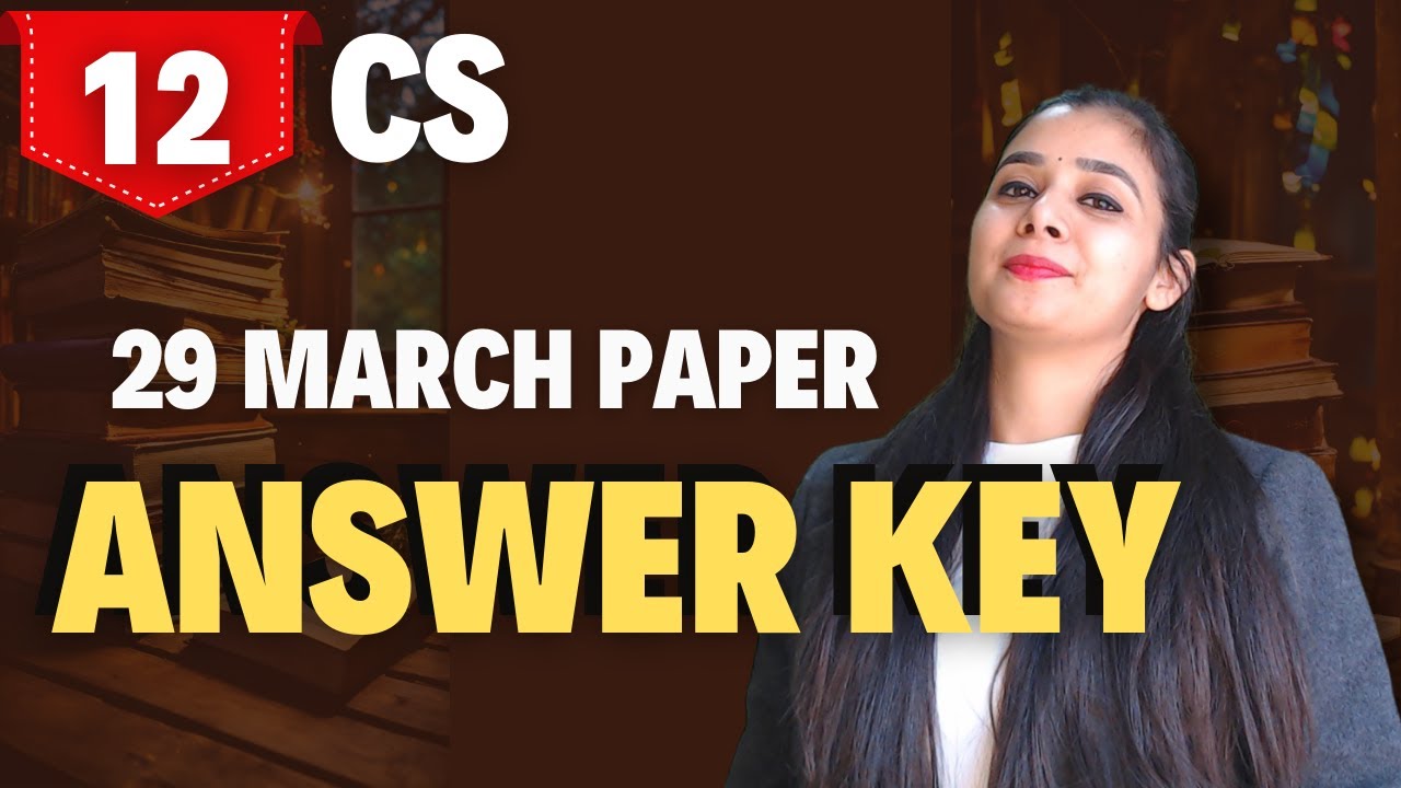 Paper Discussion 29 March Class 12 Computer Science #csclass12  #lovejeetarora
