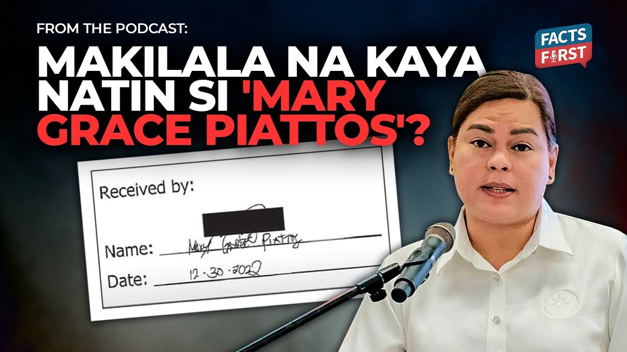 Ipaliwanag na kay ni Sara Duterte kung sino si 'Mary Grace Piattos'?