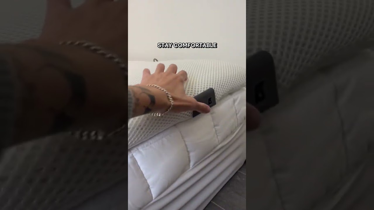 This mattress topper feels like an air conditioner!