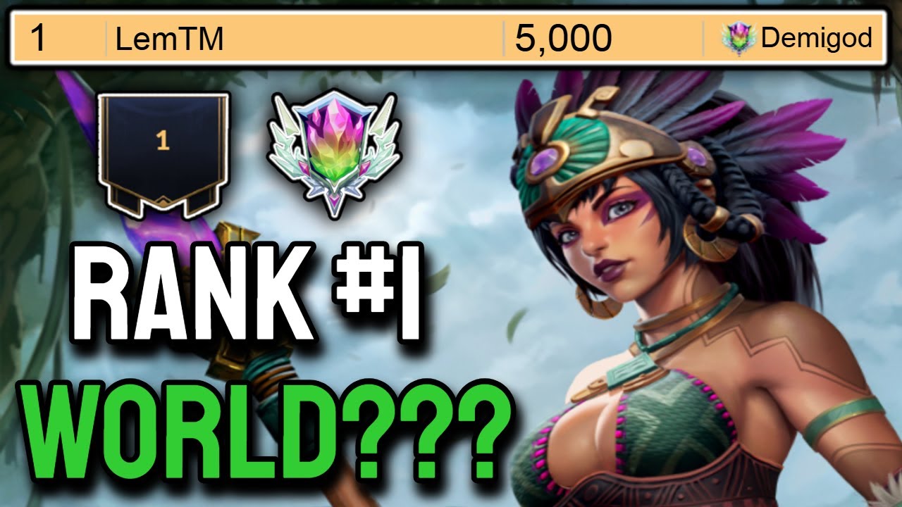 ОНИ УСИЛИ МОЕГО БОГА, И Я ДОСТИГ 1 РАНГА!!! - Smite 2 Awilix Jungle