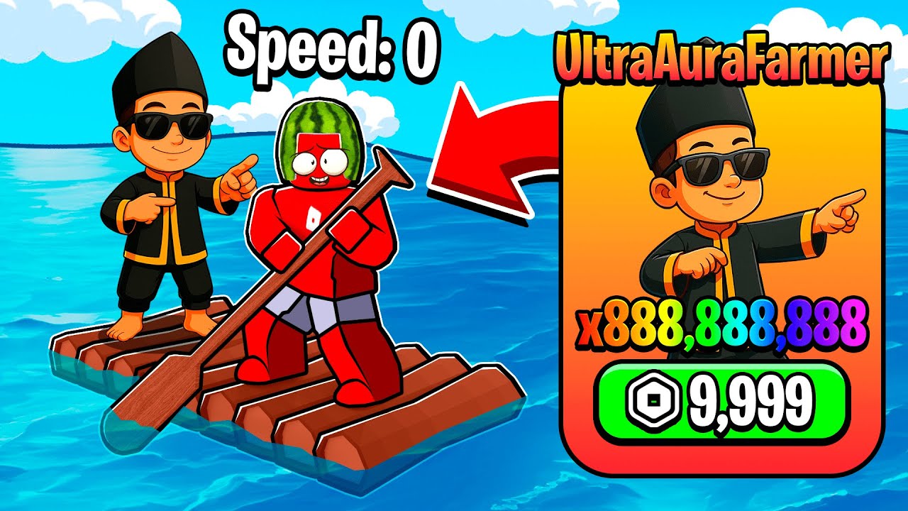 NOOB To PRO on Kayak Racing (Roblox)