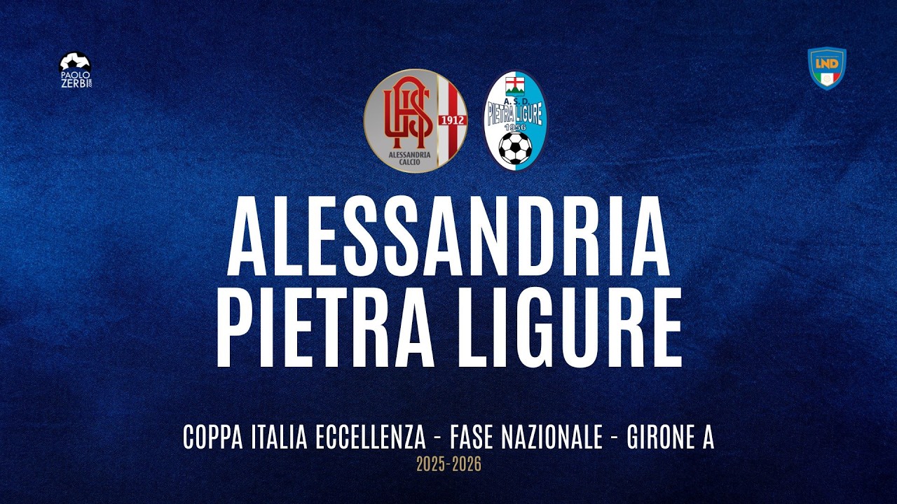 [HIGHLIGHTS] Coppa Italia Eccellenza fase nazionale 25/26 - Primo turno - Alessandria-Pietra Ligure