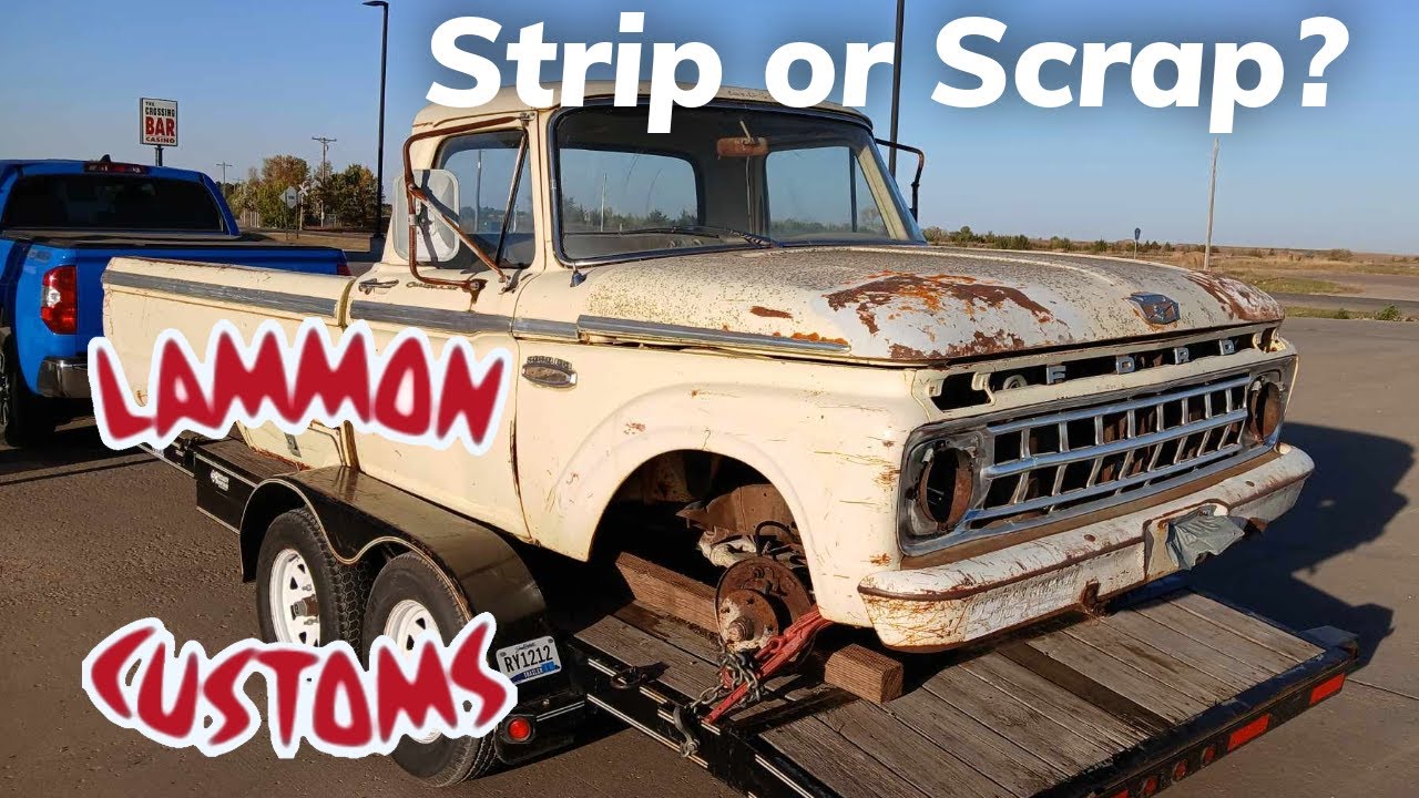 Разбирать на запчасти или сдавать в металлолом? — Ford F100 Custom Cab 1965 года! Часть 2