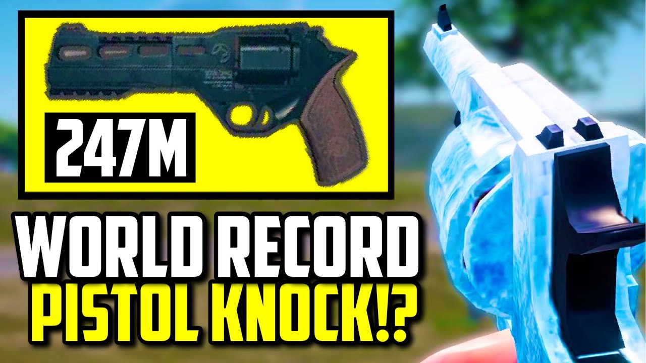 WORLD RECORD FURTHEST KNOCK WITH PISTOL! | PUBG Mobile