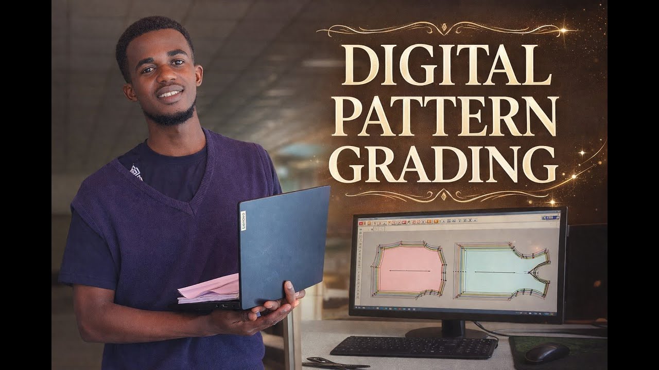 DIGITAL PATTERN GRADING ( HOW YOU CAN CREATE DIFFERENT SIZES WITH THE SAME SIZE IN ONLY 2 MINUTES)