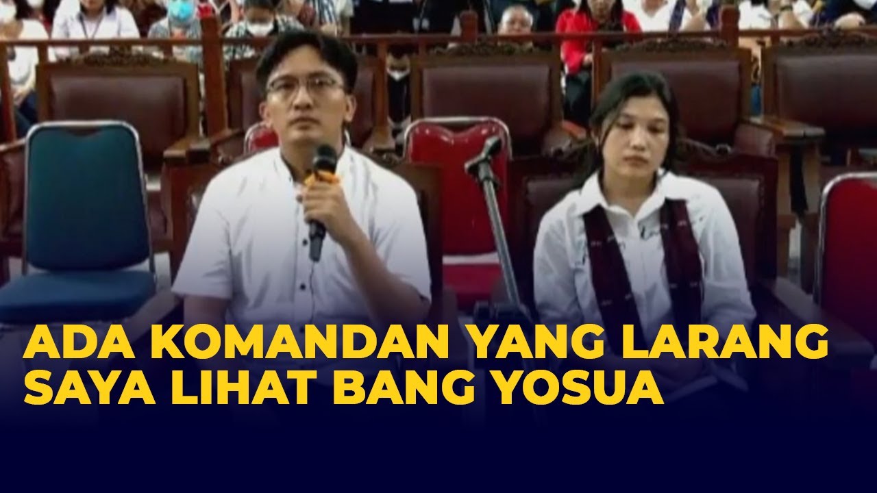 Momen Reza Marah Pada Komandan yang Larang Lihat Yosua Terakhir Kali